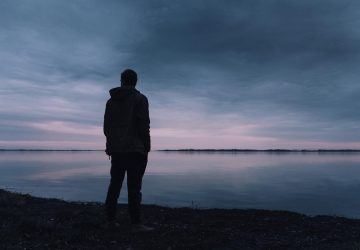 Person looking out to sea