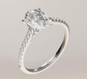 Diamond engagement ring