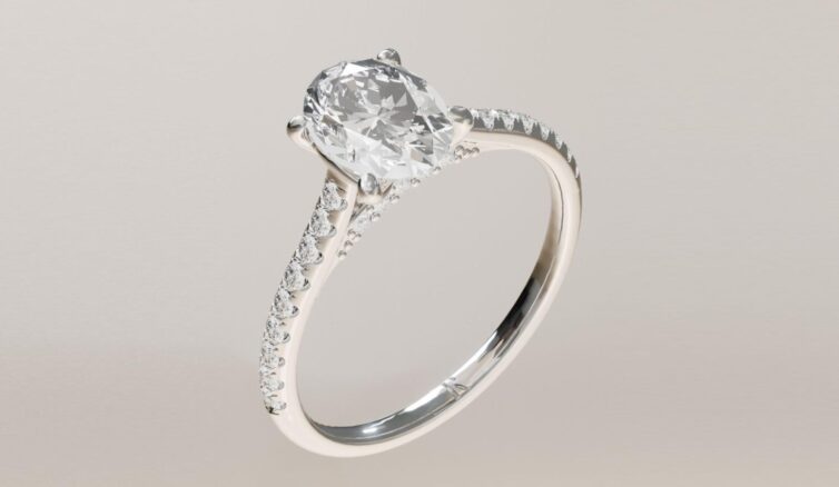 Diamond engagement ring